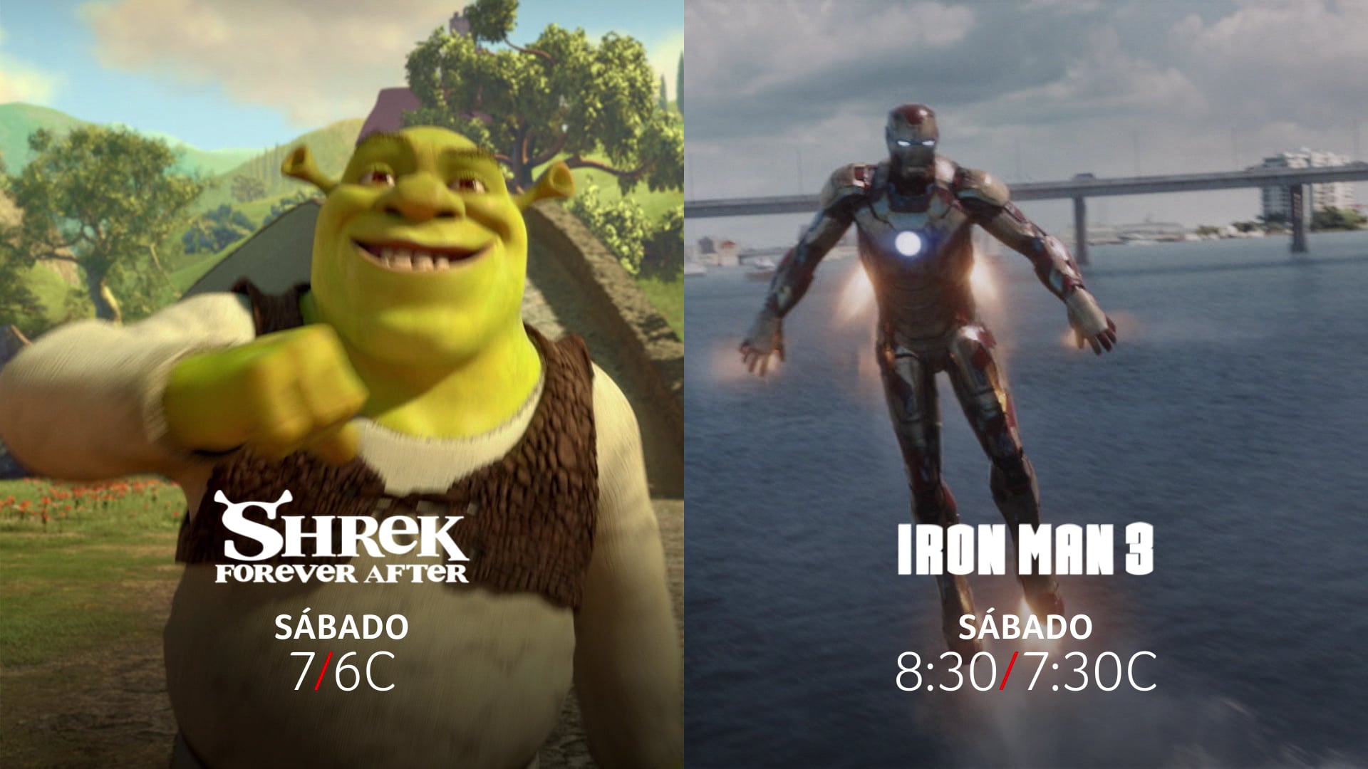 SHREK FOREVER AFTER + IRON MAN 3